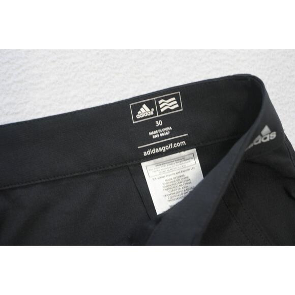 Adidas Golf Shorts Performance AdiZero Black Flat Athletic 11" INS Mens Sz 30 - Picture 3 of 5